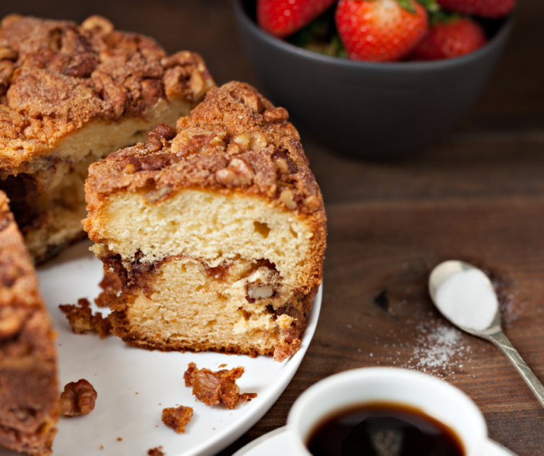 Air Fryer Copycat Panera Cinnamon Crumb Coffee Cake Fork To Spoon