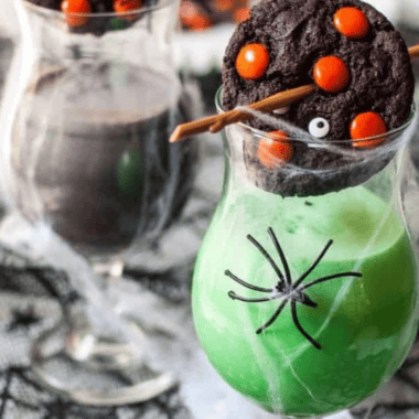 Air Fryer Dark Halloween Cookies