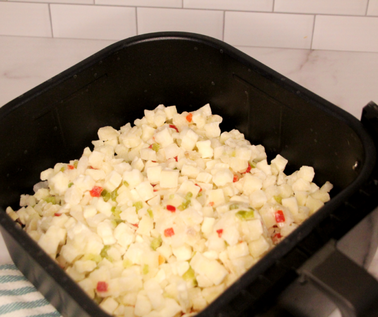 Air Fryer Frozen Potatoes O’Brien Fork To Spoon