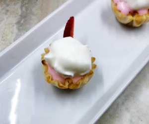 Air Fryer Strawberry Mousse Tarts