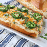 Air Fryer Jalapeno Popper Stuffed Bread