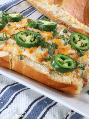 Air Fryer Jalapeno Popper Stuffed Bread