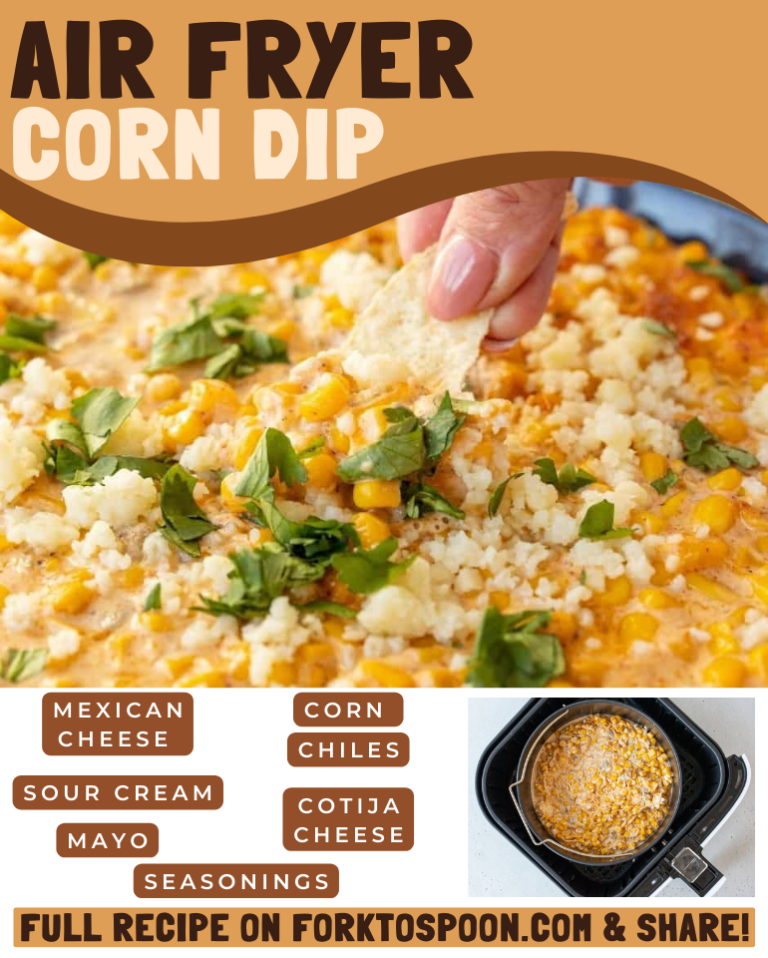 Air Fryer Mexican Corn Dip Fork To Spoon