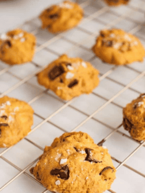 Air Fryer Pumpkin Cake Mix Cookies