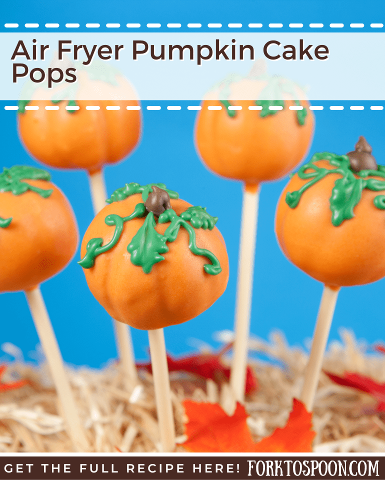 Air Fryer Pumpkin Cake Pops