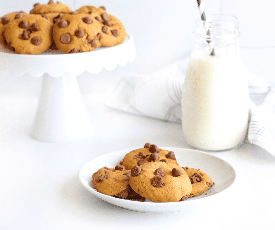 Air Fryer Pumpkin Cake Mix Cookies