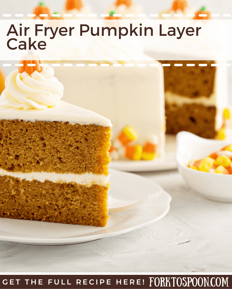Air Fryer Pumpkin Layer Cake