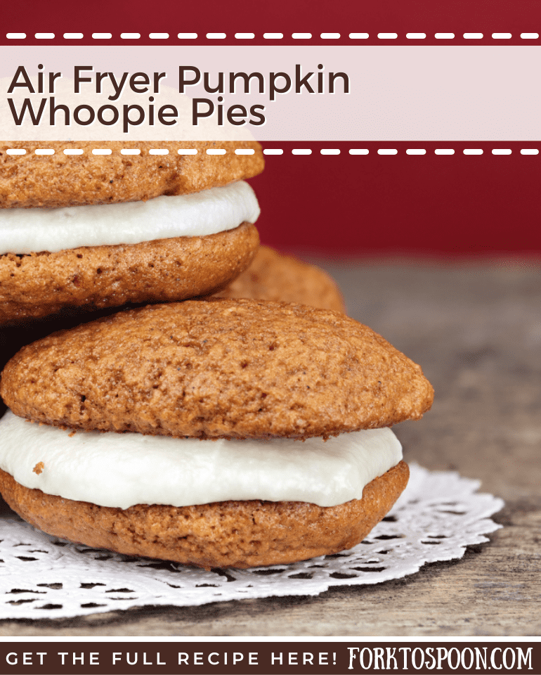 Air Fryer Pumpkin Whoopie Pies