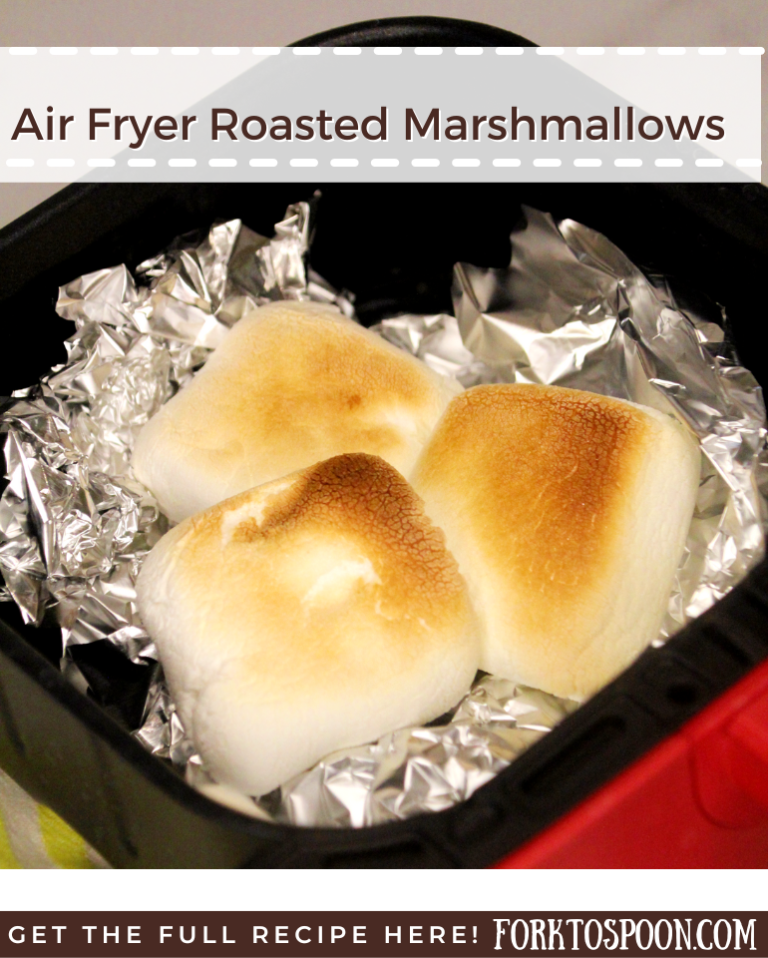 Air Fryer Roasted Marshmallows Fork To Spoon