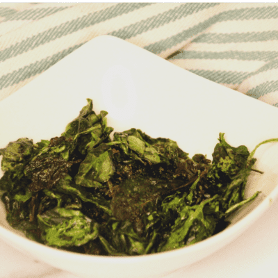 Air Fryer Spinach Chips