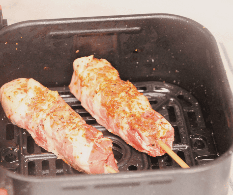 Ingredients Needed For Air Fryer Steak Bites Wrapped In Bacon