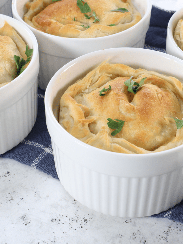 Air Fryer Homemade Chicken Pot Pie Fork To Spoon