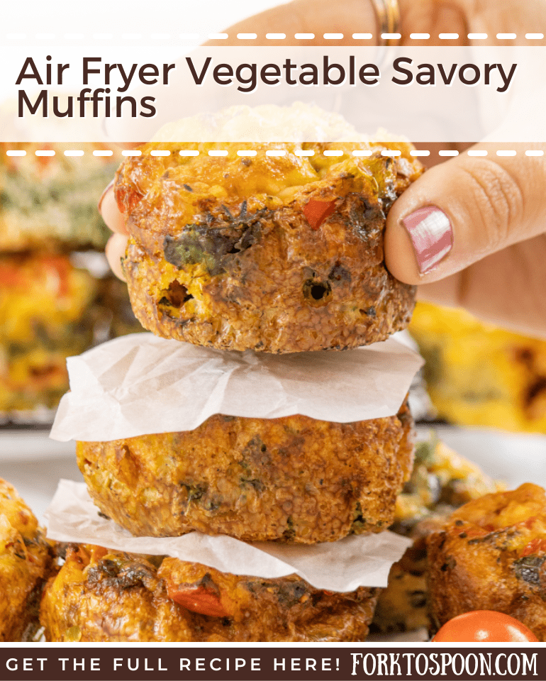 Who doesn't love a savory muffin? These vegan Air Fryer Vegetable Savory Muffins are the perfect way to use up leftover vegetables. Plus, they're so easy to make and taste delicious! You'll love how crispy they get in the air fryer. Serve them with a side of dip for a tasty appetizer or snack.