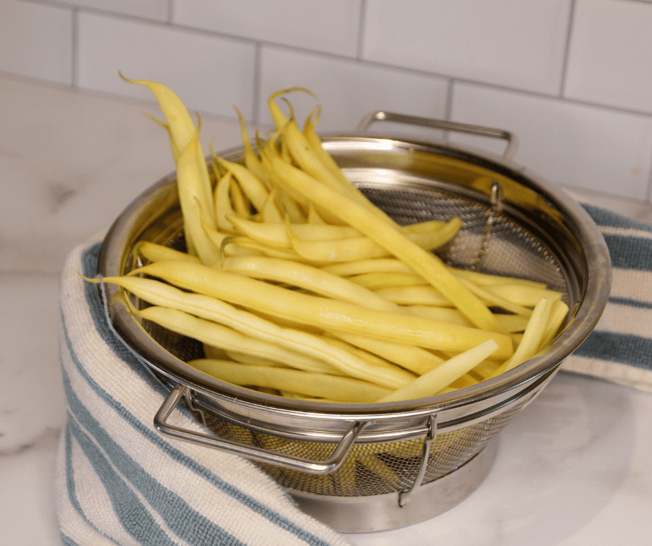 Ingredients And Substitutions For Crispy Yellow Wax Beans