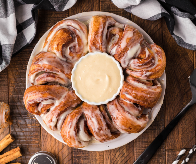 Air Fryer Cinnamon Roll Braid Fork To Spoon