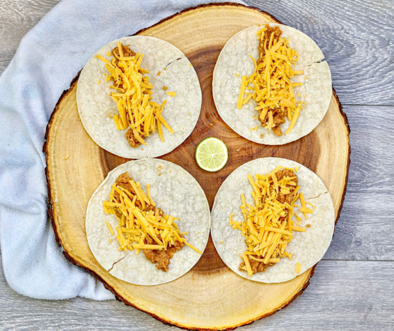 Bean and Cheese Air Fryer Taquitos Fork To Spoon