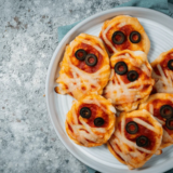 Easy Air Fryer Mummy Pizza (Halloween Recipe for Kids