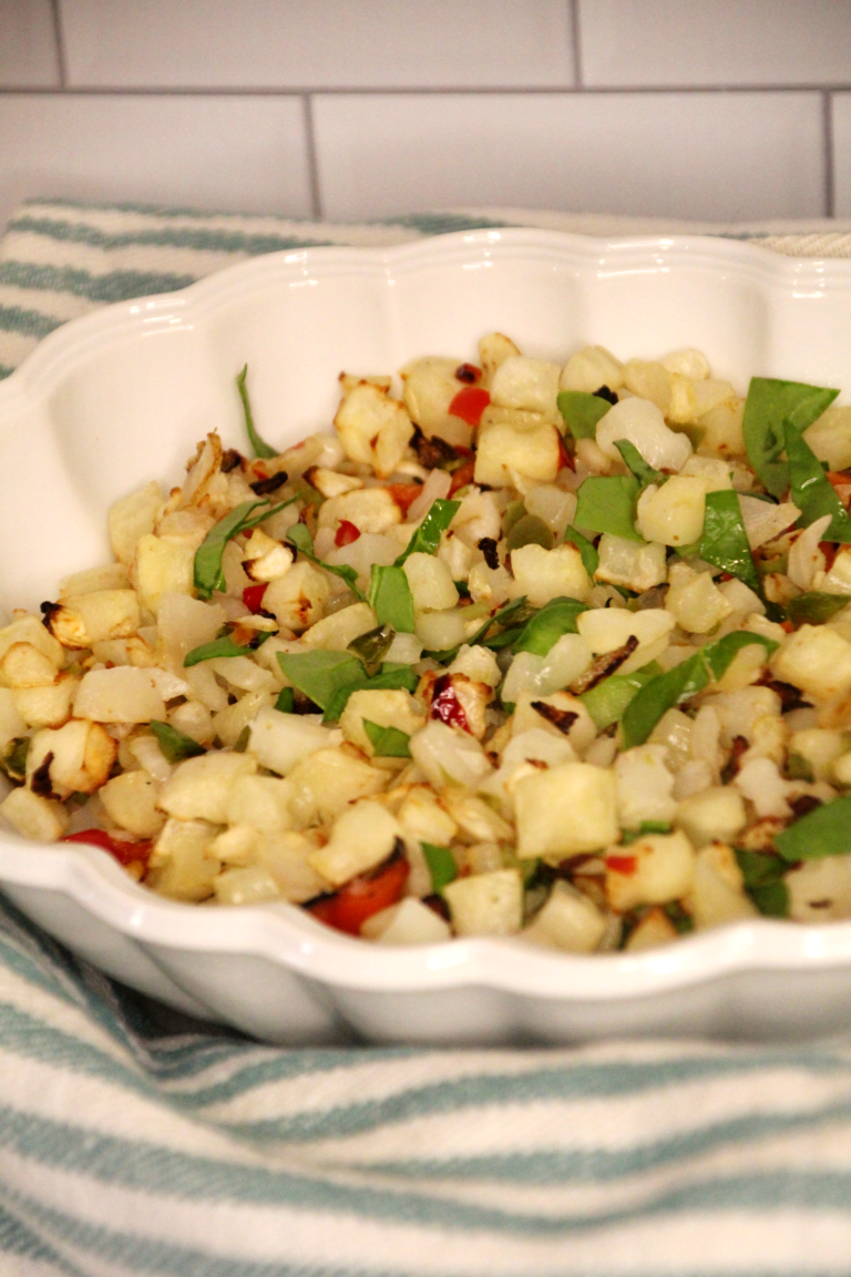 Air Fryer Frozen Potatoes O’Brien Fork To Spoon