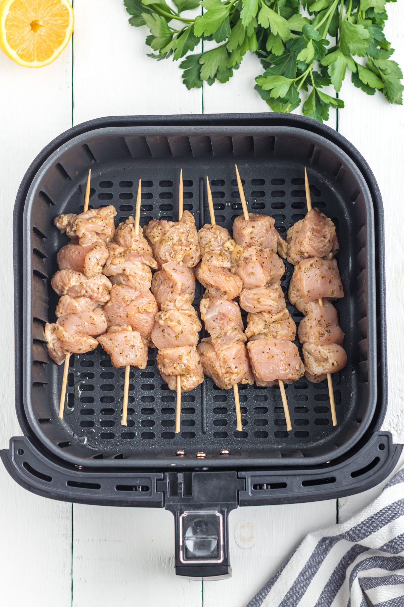 Air Fryer Chicken Kabobs Fork To Spoon