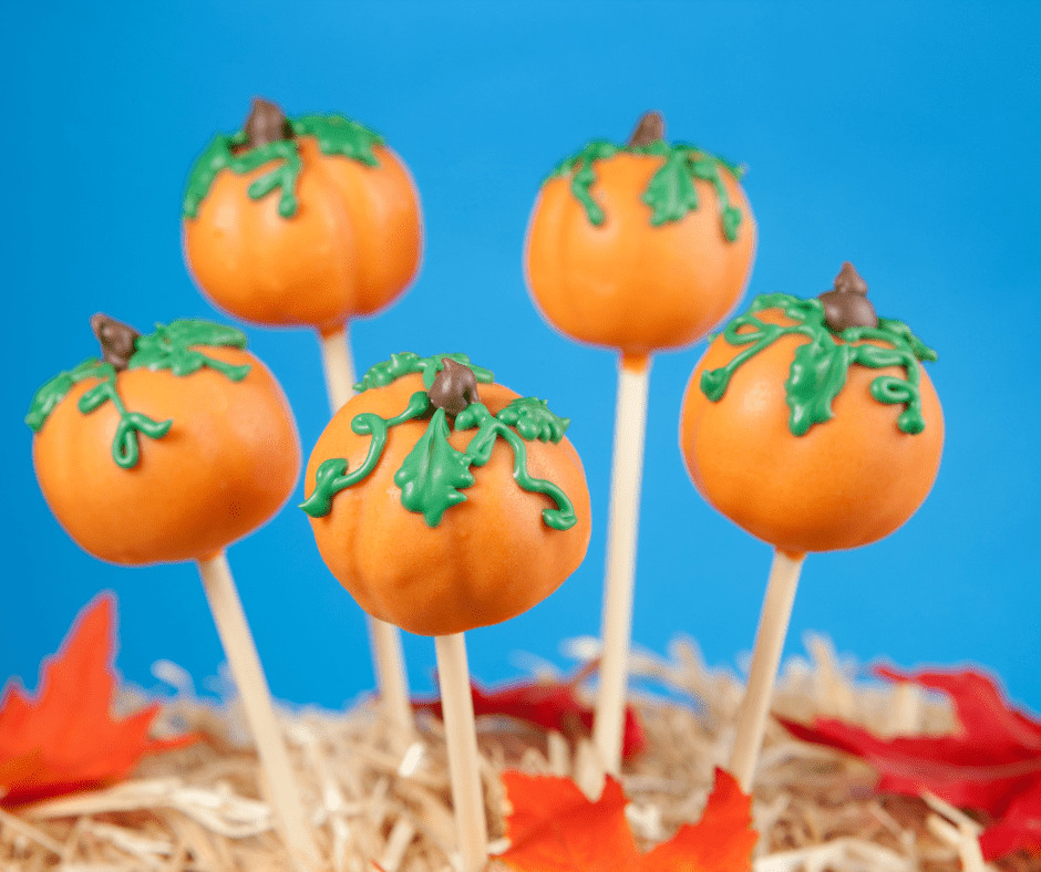 Air Fryer Pumpkin Cake Pops 