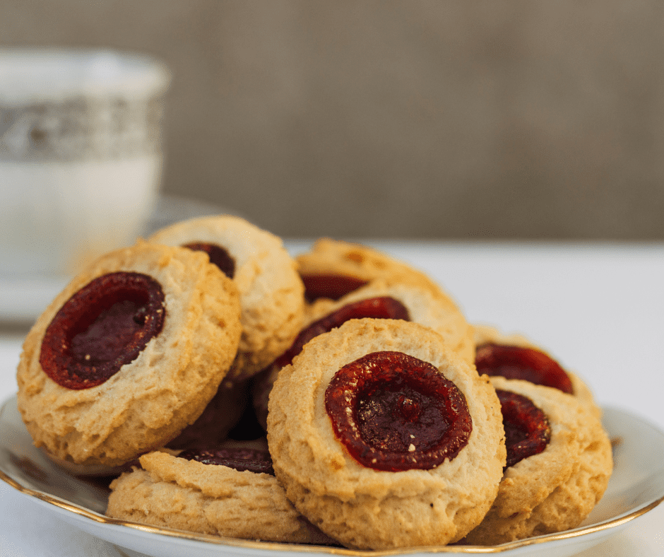 Air Fryer Thumbprint Cookies