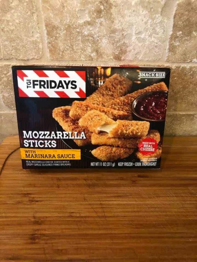 TGI Friday's Mozzarella Sticks In The Air Fryer Fork To Spoon