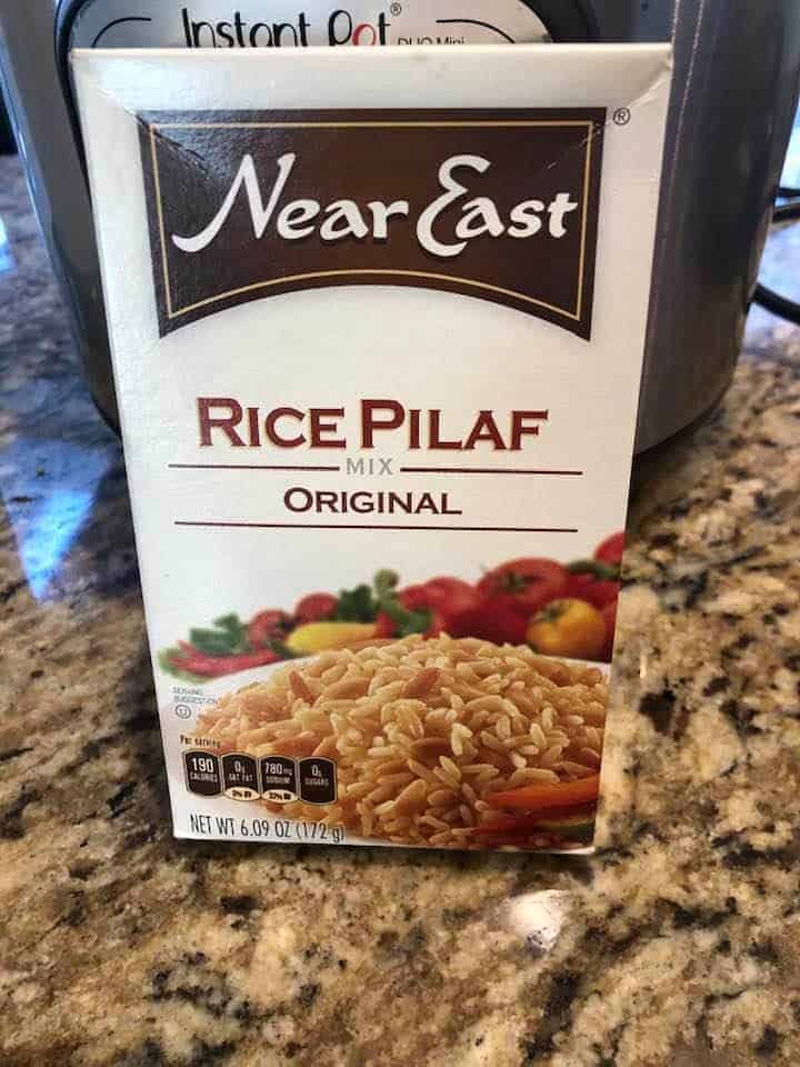 Ingredients Needed For Cooking Boxed Rice Pilaf In The Instant Pot