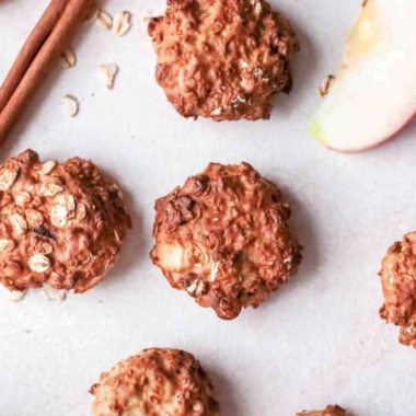 Air Fryer Apple Breakfast Cookies