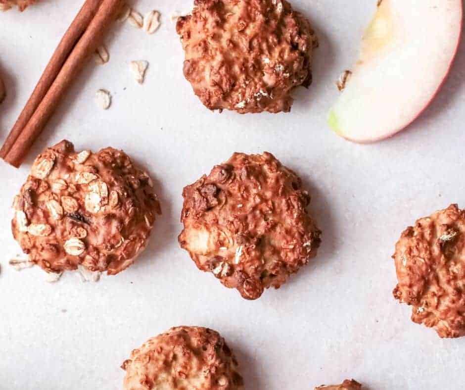 Air Fryer Apple Breakfast Cookies