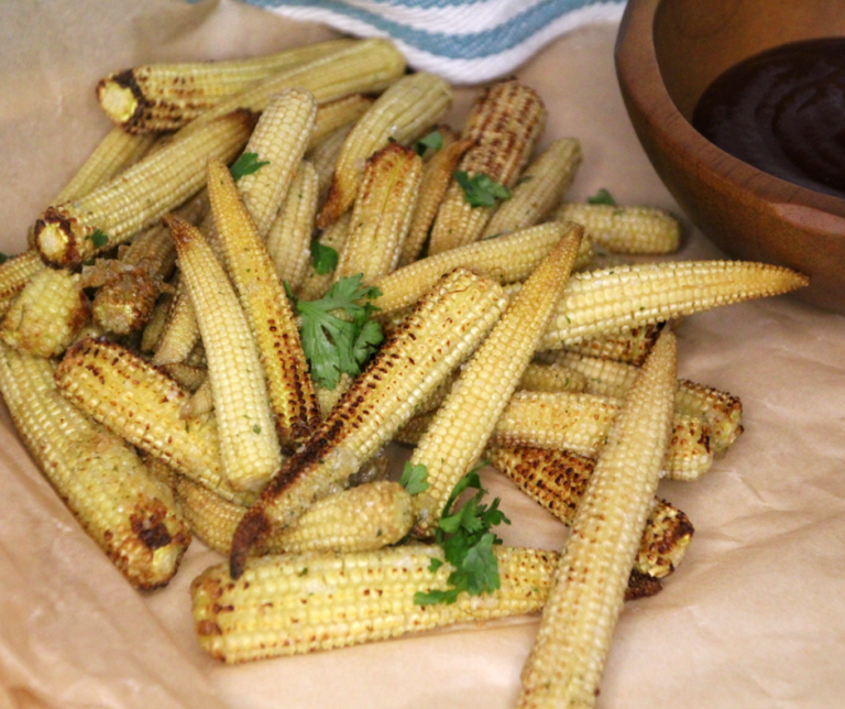 Air Fryer Baby Corn Fork To Spoon