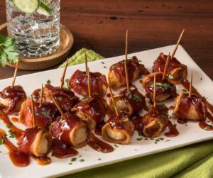 Air Fryer Bacon Wrapped Water Chestnuts