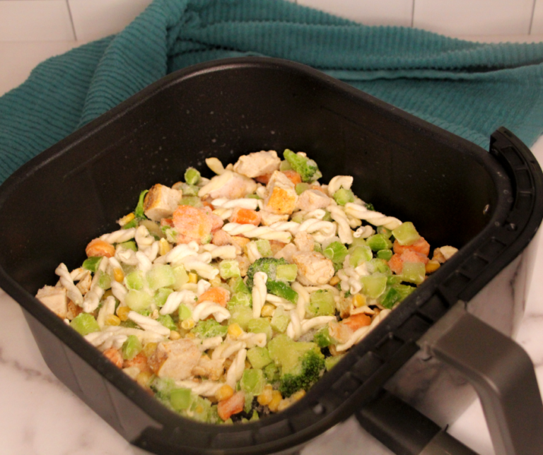 Air Fryer Birds Eye Voila! Three Cheese Chicken Dinner - Fork To Spoon