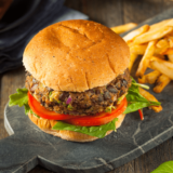 Air Fryer Black Bean Burger