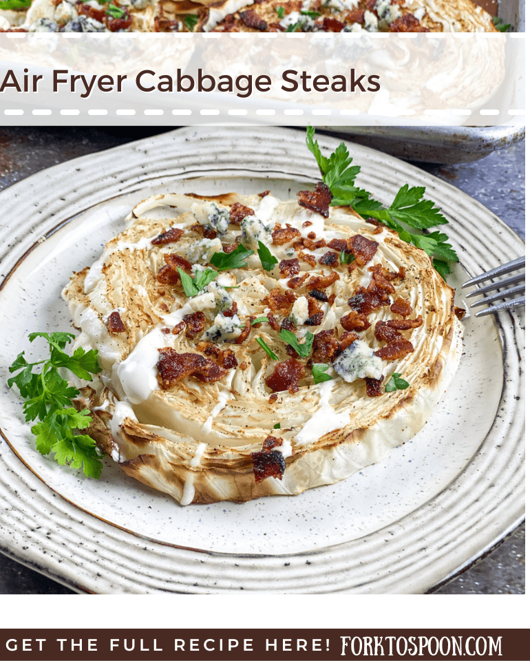 Air Fryer Cabbage Steaks