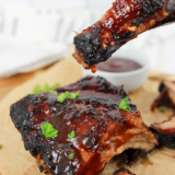 Air Fryer Fireball Glazed Ribs