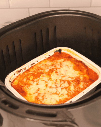 Air Fryer Frozen Lasagna