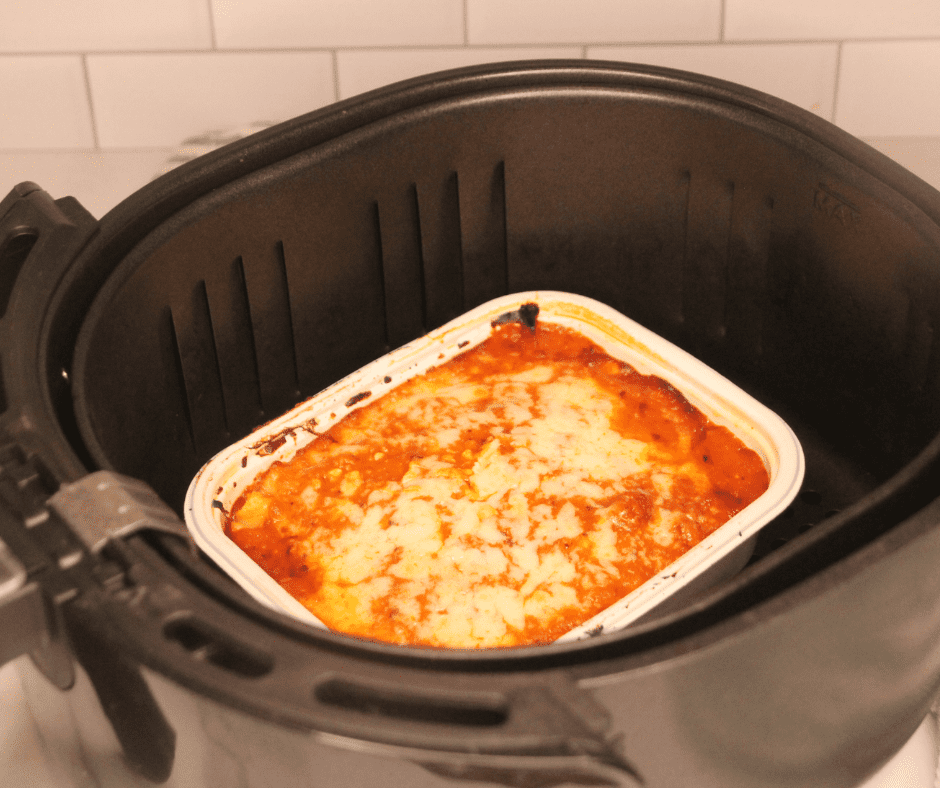 Air Fryer Frozen Lasagna