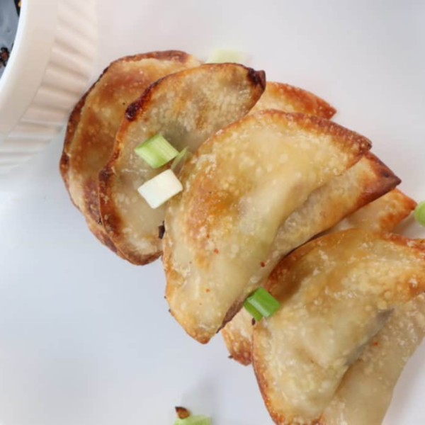 Air Fryer Homemade Pot Stickers Fork To Spoon
