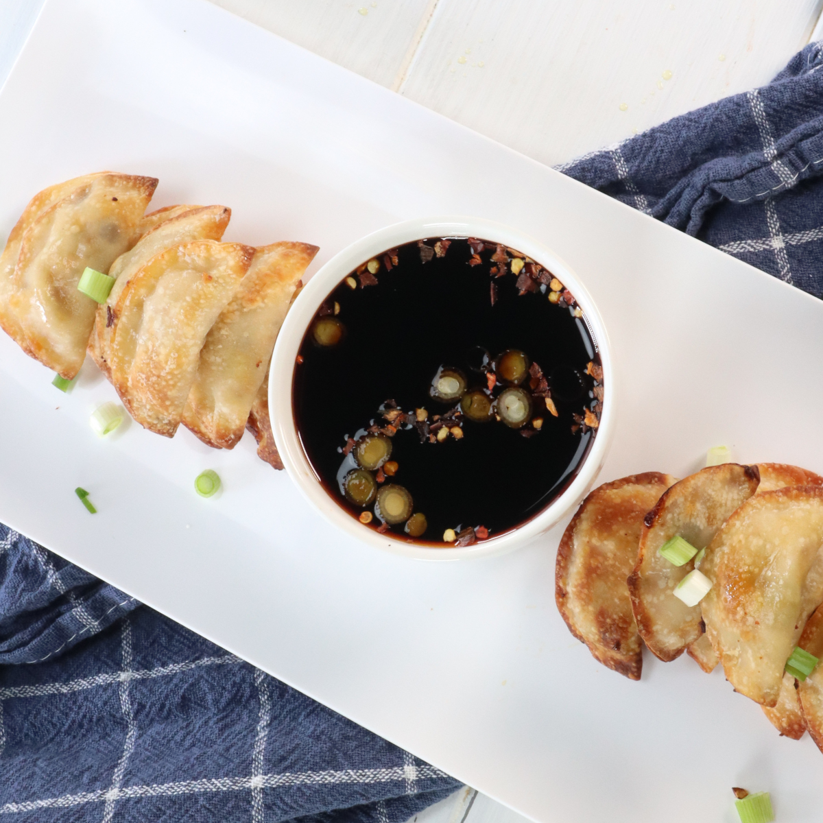 Air Fryer Homemade Pot Stickers Fork To Spoon