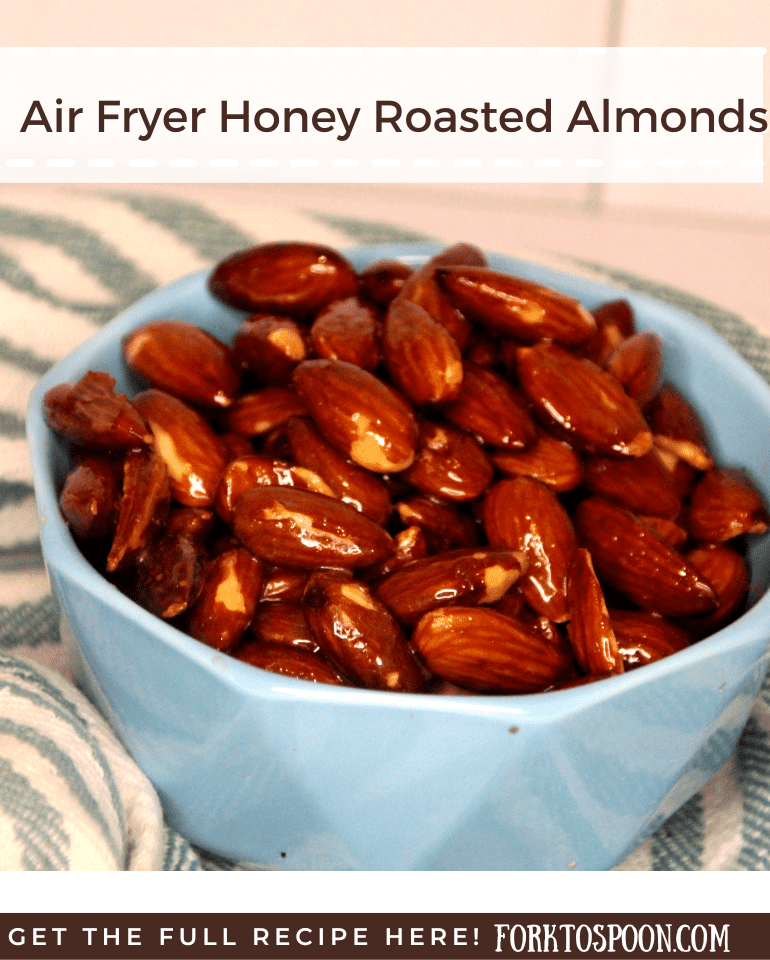 Air Fryer Honey Roasted Almonds