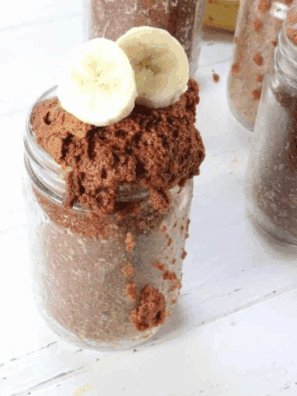 Air Fryer Mason Jar Banana Bread