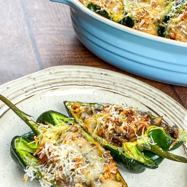 Air Fryer Stuffed Poblano Peppers Fork To Spoon