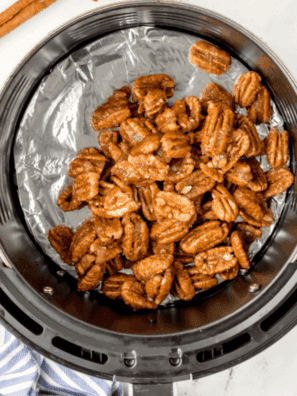 Air Fryer Pumpkin Spice Pecans