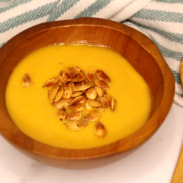 Air Fryer Roasted Acorn Squash Seeds Fork To Spoon