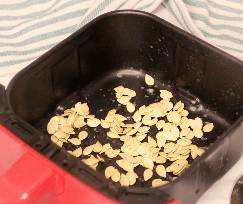 Air Fryer Roasted Acorn Squash Seeds