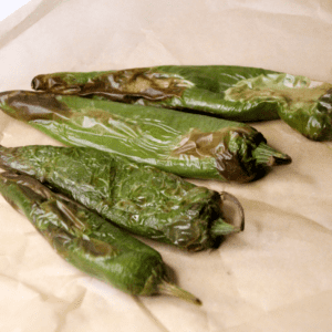 Air Fryer Roasted Hatch Peppers