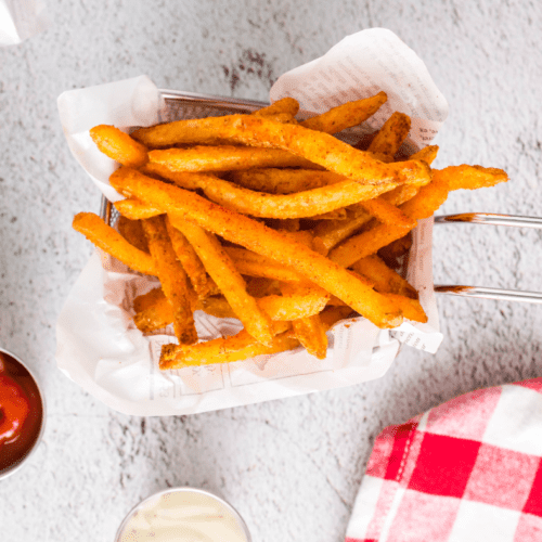 Air Fryer Frozen Seasoned Fries – Real Food with Sarah