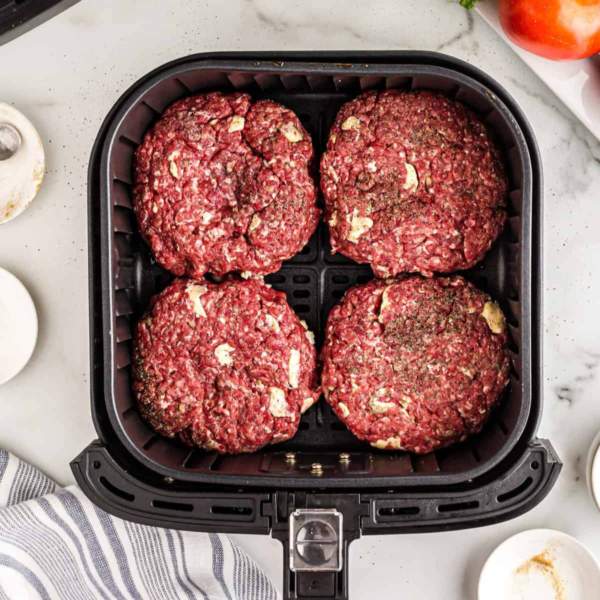 Air Fryer Smash Burgers - Fork To Spoon