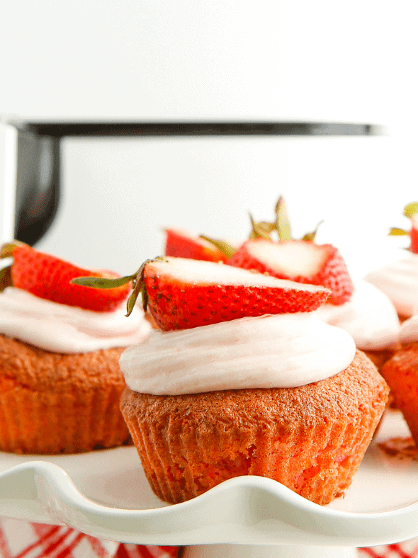 Air Fryer Red Velvet Cupcakes Fork To Spoon