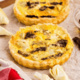 Air Fryer Sun-Dried Tomato and Artichoke Quiche